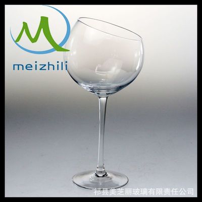 廠家現貨直銷透明玻璃高腳杯 香檳杯 紅酒杯 斜口葡萄酒杯熱賣中
